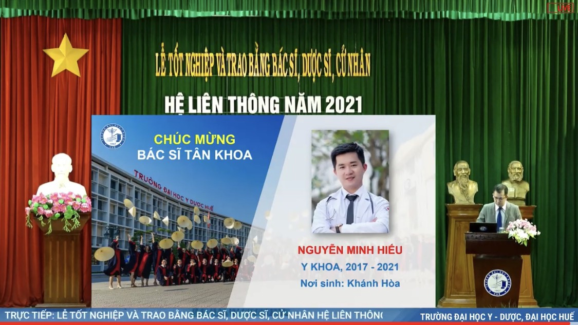 Lễ Tốt nghiệp và trao bằng tốt nghiệp đại học cho sinh viên hệ liên thông năm học 2020-2021