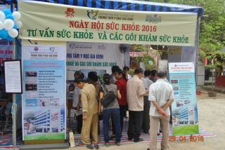 Ngày hội sức khoẻ 2016 - hoạt động hướng đến cộng đồng của Festival khoa học lần đầu tiên được tổ chức tại TP Huế
