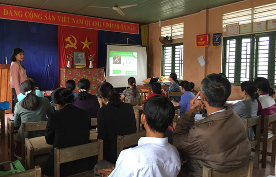 Giáo dục sức khỏe phòng chống ký sinh trùng tại xã Vinh Thái, huyện Phú Vang năm 2016