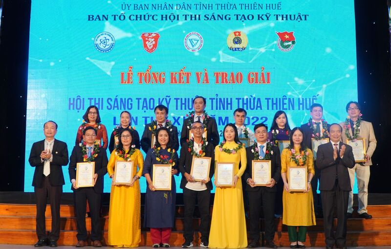 Lễ trao giải Hội thi sáng tạo kỹ thuật tỉnh Thừa Thiên Huế lần thứ XII, năm 2022